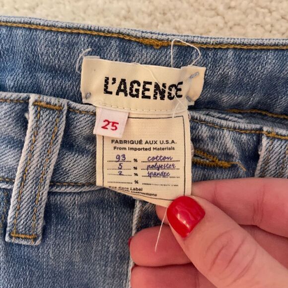 L'Agence Ripped Jeans in Classic Braise Size 25! - Picture 4 of 5